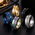 Men's Rock Ring Stainless Steel