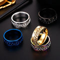 Men's Rock Ring Stainless Steel
