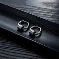 V.YA Cool Punk Men's Stainless Steel Hip Hop Stud Earrings
