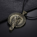 Nordic Necklace Viking Raven Pendant Black Bird Crow