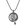 Nordic Necklace Viking Raven Pendant Black Bird Crow