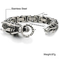 Clasp Stainless Steel Dragon Head Bracelet