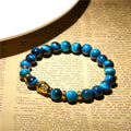Royal Blue Tiger Eye Men's Bracelet