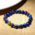Royal Blue Tiger Eye Men's Bracelet
