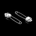 New 1 Pair Stainless Steel Safety Pin Earring