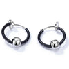 V.YA Stainless steel New Fashion Round Punk Hip Hop Street