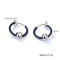 V.YA Stainless steel New Fashion Round Punk Hip Hop Street