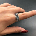 MENGYI Pattern Hip hop Ring