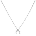 Mavis Hare Stainless Steel Leia Horn Necklace