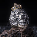 Retro Crown Lion King Ring
