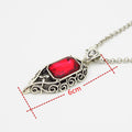 Shadowhunters Necklace Red Glass