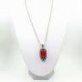 Shadowhunters Necklace Red Glass