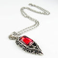 Shadowhunters Necklace Red Glass