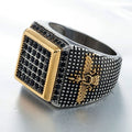 Personality Vintage Islamic Men's Titanium Steel Ring