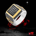 Personality Vintage Islamic Men's Titanium Steel Ring