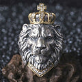 Retro Crown Lion King Ring