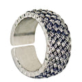 Opening Adjustable Weave Hip Hop Ring