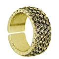 Opening Adjustable Weave Hip Hop Ring