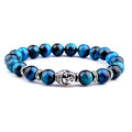 Royal Blue Tiger Eye Men's Bracelet