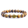 Royal Blue Tiger Eye Men's Bracelet