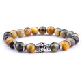 Royal Blue Tiger Eye Men's Bracelet
