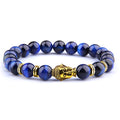 Royal Blue Tiger Eye Men's Bracelet