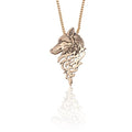 Punk Vintage Wolf Pendant Necklace