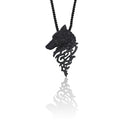 Punk Vintage Wolf Pendant Necklace