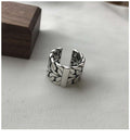 Retro Vintage Silver Color Big Rings