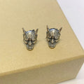 Hip Hop Punk Men's Earrings Skull