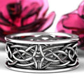 Metaller Pattern Hip Hop Ring