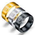 Hipsters Wild Index Titanium Ring Unisex