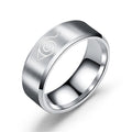 Hipsters Wild Index Titanium Ring Unisex