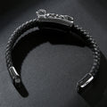 Trendy Male Bracelet Leather Scorpions Stainless Steel