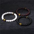 Natural Stone Bracelet Men Jewelry Six-Word Mantra Tiger Eye