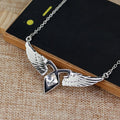 Necklace Angel Wings Crystal Pendant