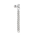 Alisouy 1pc Chain stud earrings