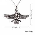 Ahura Mazda Religion Pandent Statement Necklace