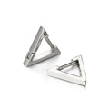 1Pair Fashion Triangle Unisex Punk Rock Stainless Steel