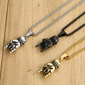 Punk Rock&Roll Hand Chain Necklaces