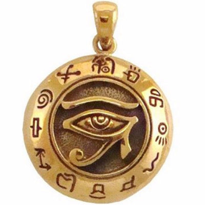 Egyptian Eye of Ra Horus Statement Necklace