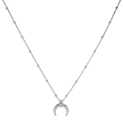 Mavis Hare Stainless Steel Leia Horn Necklace