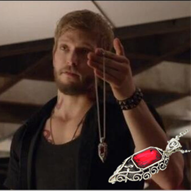 Shadowhunters Necklace Red Glass