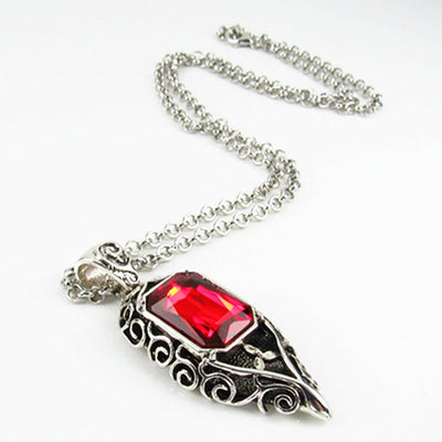 Shadowhunters Necklace Red Glass