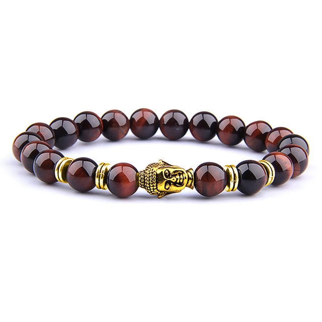 Natural Red Tiger Eye Stone Beads Bracelet (8mm) at Rs 100/piece | Tiger  Eye Bracelet in Khambhat | ID: 26023478748