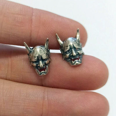 Hip Hop Punk Men's Earrings Skull