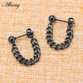 Alisouy 1pc Chain stud earrings